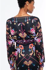 Emblem Midi Dress - Image 4
