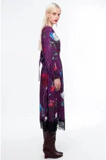 Violet Long Dress - Jacquard - Image 2