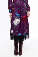 Violet Long Dress - Jacquard - Image 3