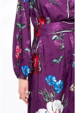 Violet Long Dress - Jacquard - Image 7