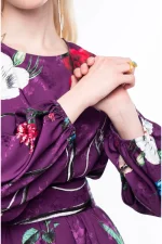 Violet Long Dress - Jacquard - Image 8
