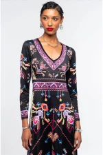 Emblem Long Dress - Image 6