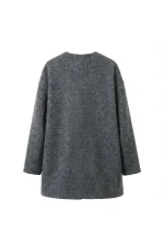 Παλτο Milla W26M-1296079 - Grey - Image 2
