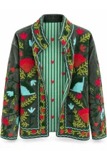 Jacket 1020721195 - Khaki / Red