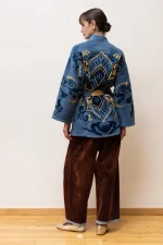 Kimono Jacket Nema 15206N613 - Blue - Image 2