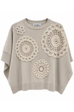 Blouse Bwy96672 - Beige