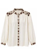 Shirt Ch785 - Beige/Brown