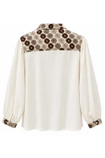 Shirt Ch785 - Beige/Brown - Image 2