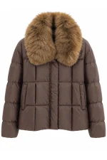 Puffer Vicolo Tac0058 - Tabacco