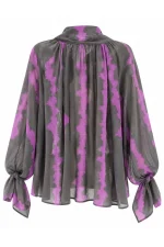 Shirt Vicolo Tac0371 - Nero/Viola - Image 2