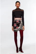 Imperial Mini Skirt - Velvet
